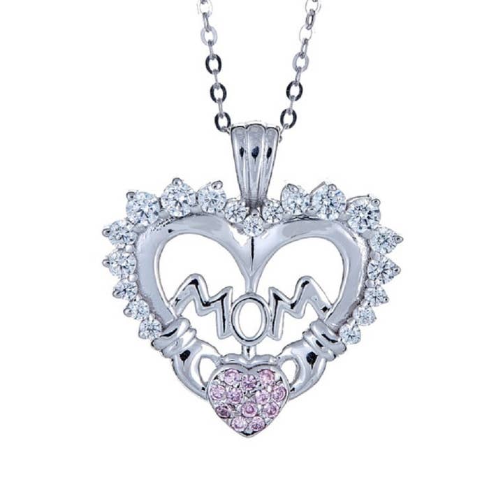 Pendente Coração Mãe Claddagh por atacado de The Irish Jewelry Company