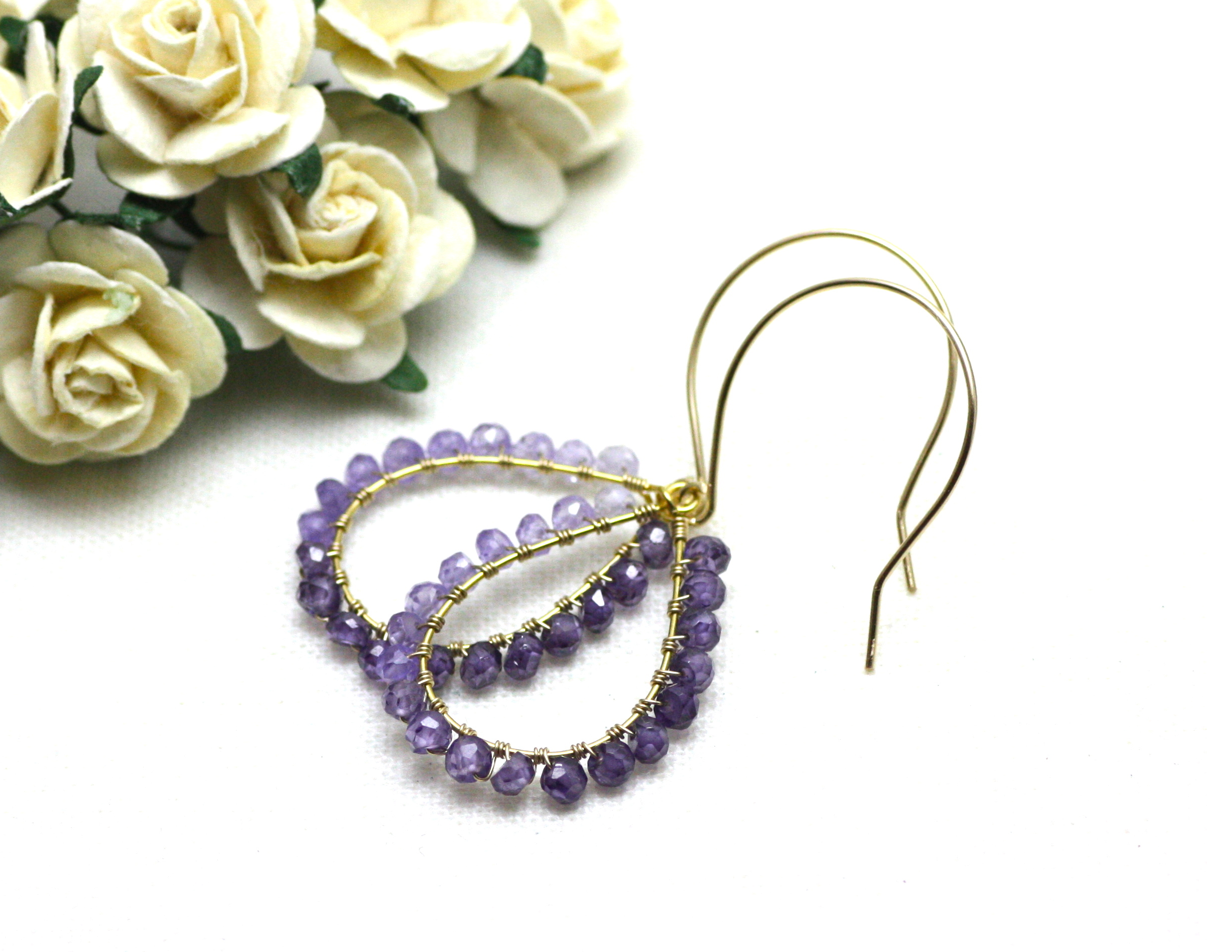 Azki Jewelry - Wholesale Dangle Earrings - Wire Wrapped Chandelier Earrings2