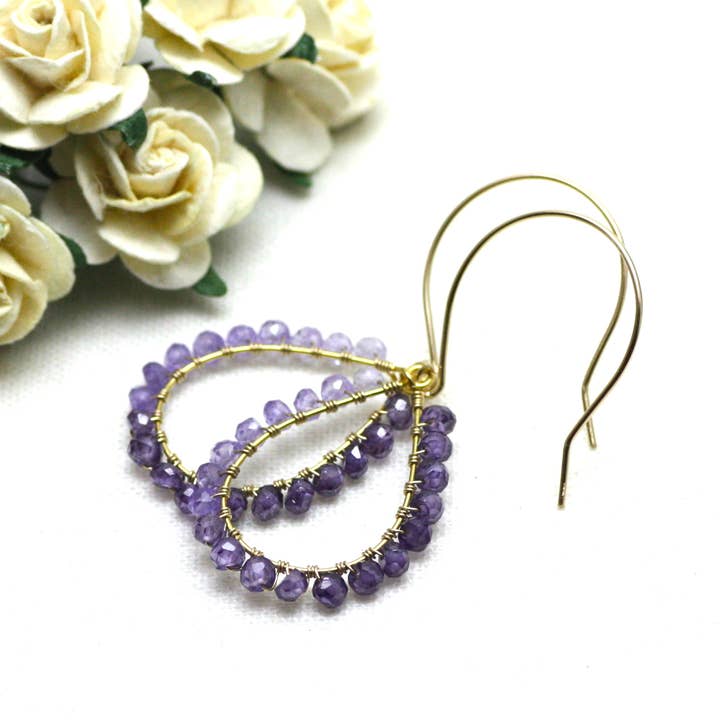 Azki Jewelry - Wholesale Dangle Earrings - Wire Wrapped Chandelier Earrings2