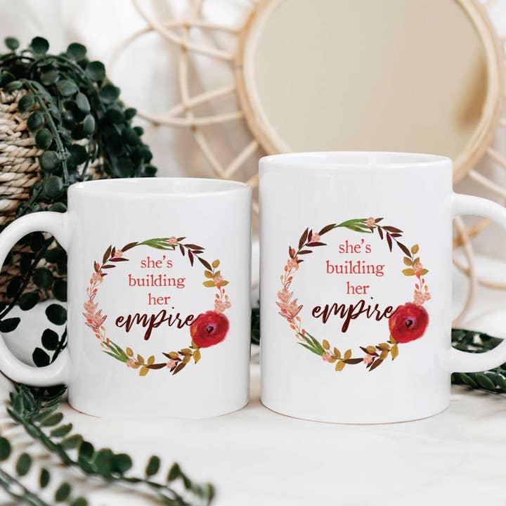 She's Building Her Empire Mug for wholesale by Shop Intaglio