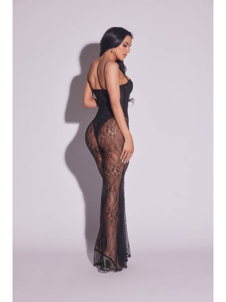WFFS - Wholesale Jumpsuit - Women's - Lace Maxi Jumpsuit 1