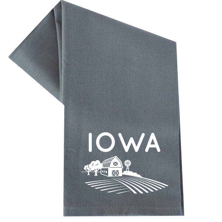 dkhandmade - Wholesale Tea Towel - IOWA FARMLAND TEA TOWEL0