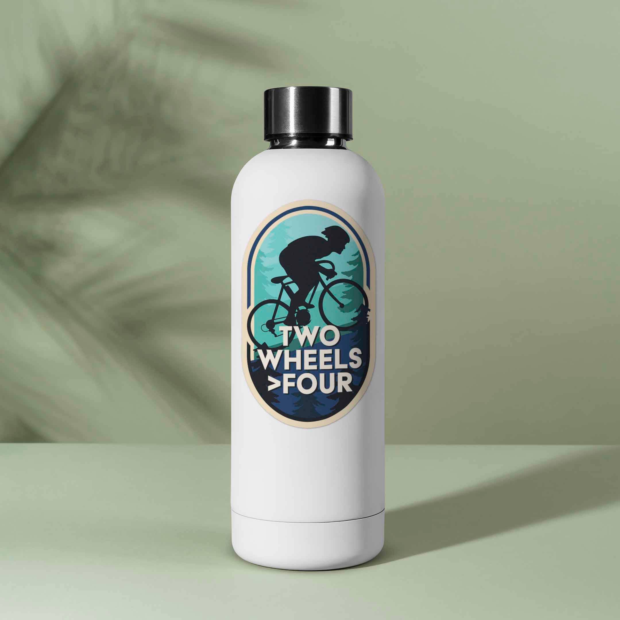 Sentinel Supply - Wholesale Sticker - Two Wheels > Four Mountain Bike Sticker1