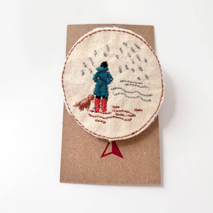 Saturna Outdoor Research - Wholesale Lapel Pin/Button - Storm Watching Pin1