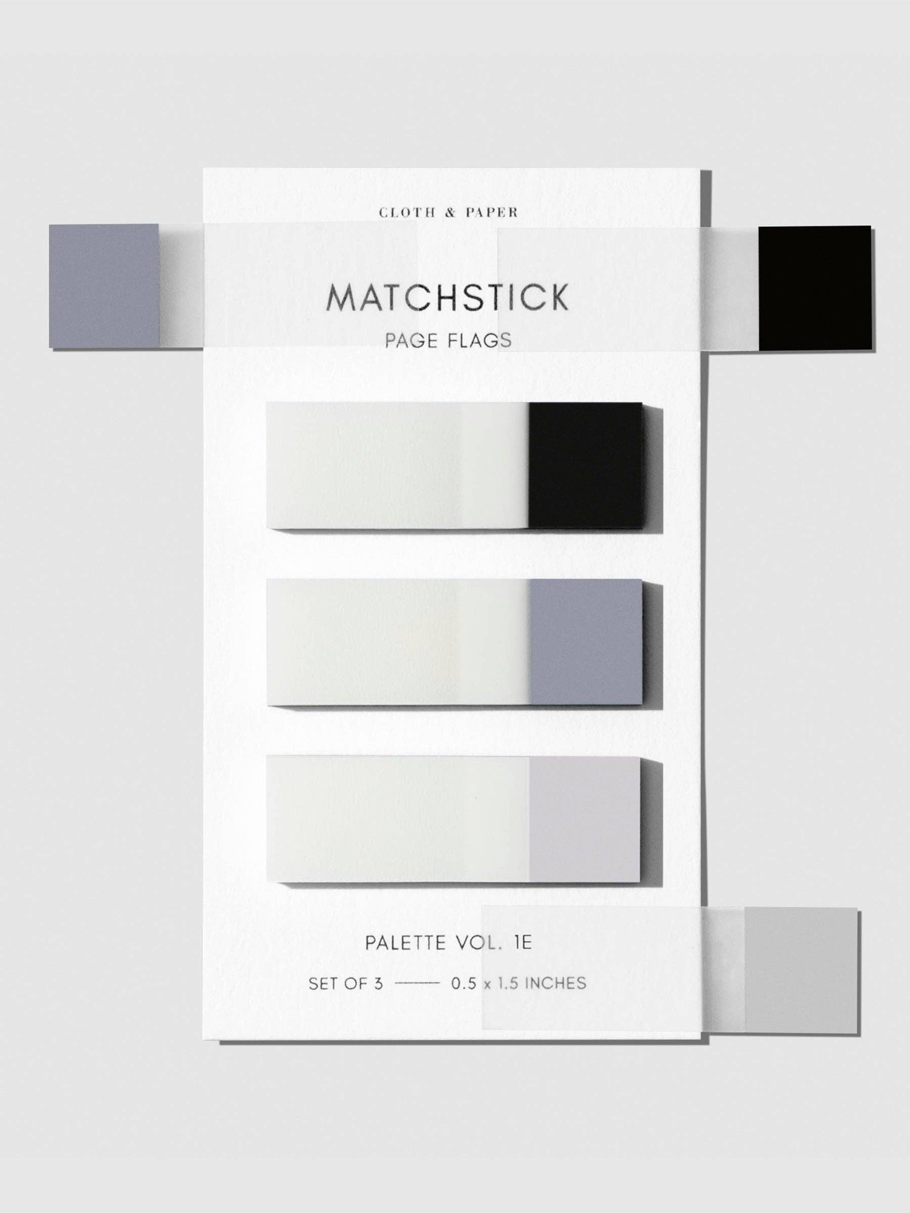 Cloth & Paper – Engroshandel Klistermærke – Matchstick Side Flag Sæt5
