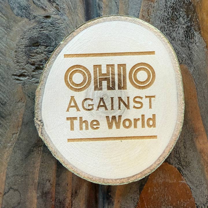 Ohio Against the World Coaster, Ohio Gift Shop, Ohio State for wholesale by Parks Art Collection
