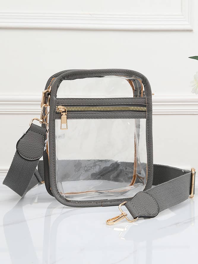 Clear PU Cross Body Mini Bag for wholesale by Hana