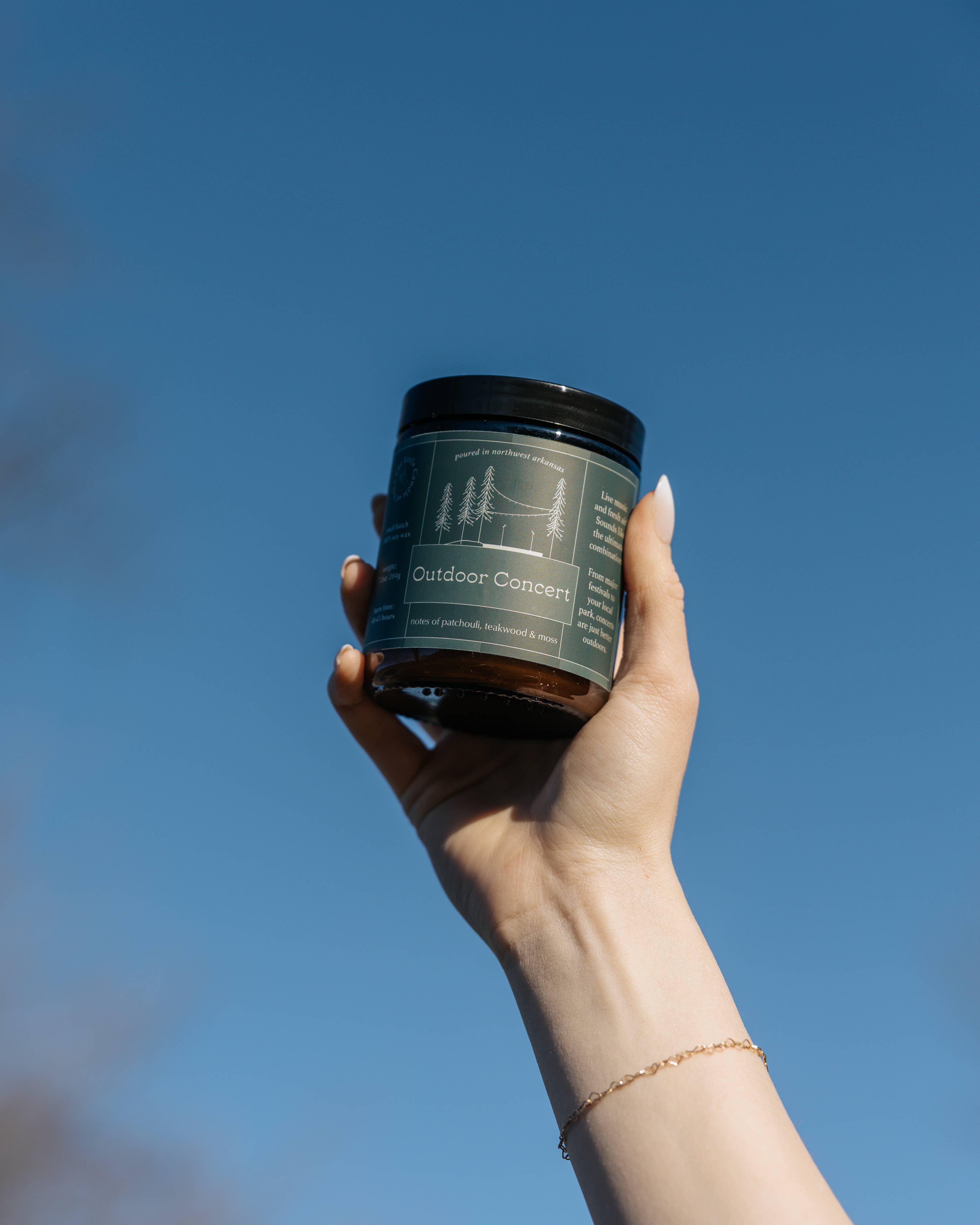 The Little Candle of NWA - Wholesale Jar/Filled Candle - Outdoor Concert2