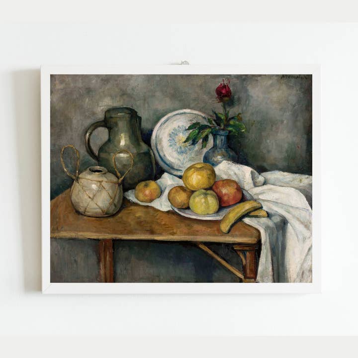 Sea to Skye - Wholesale Art Print - Still Life of Fruit on Table Antique Art Print4