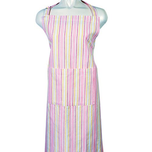 Schort - Pink Stripe voor wholesale door Accent Linen