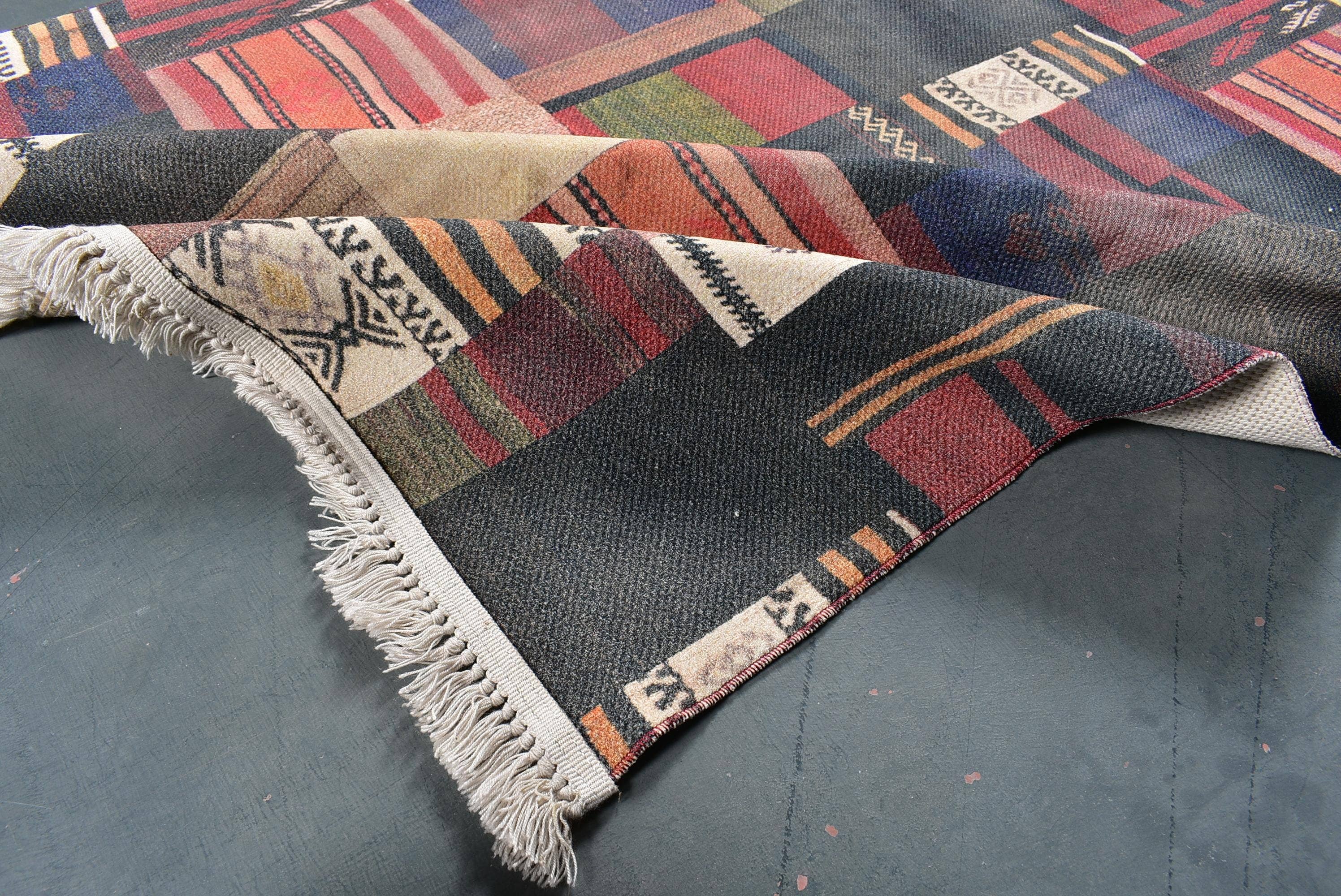 The Loom Wholesale - Wholesale Area rug - Vintage Tribal Kilim, Colorful Turkish Rug, SCR-18417