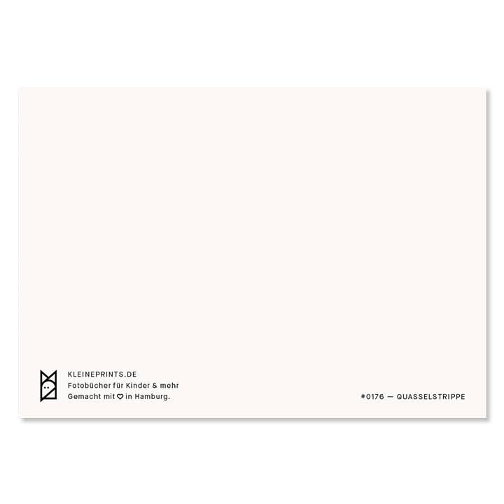 Kleine Prints – Großhandel Postkarten – Spruch Postkarte Quasselstrippe
