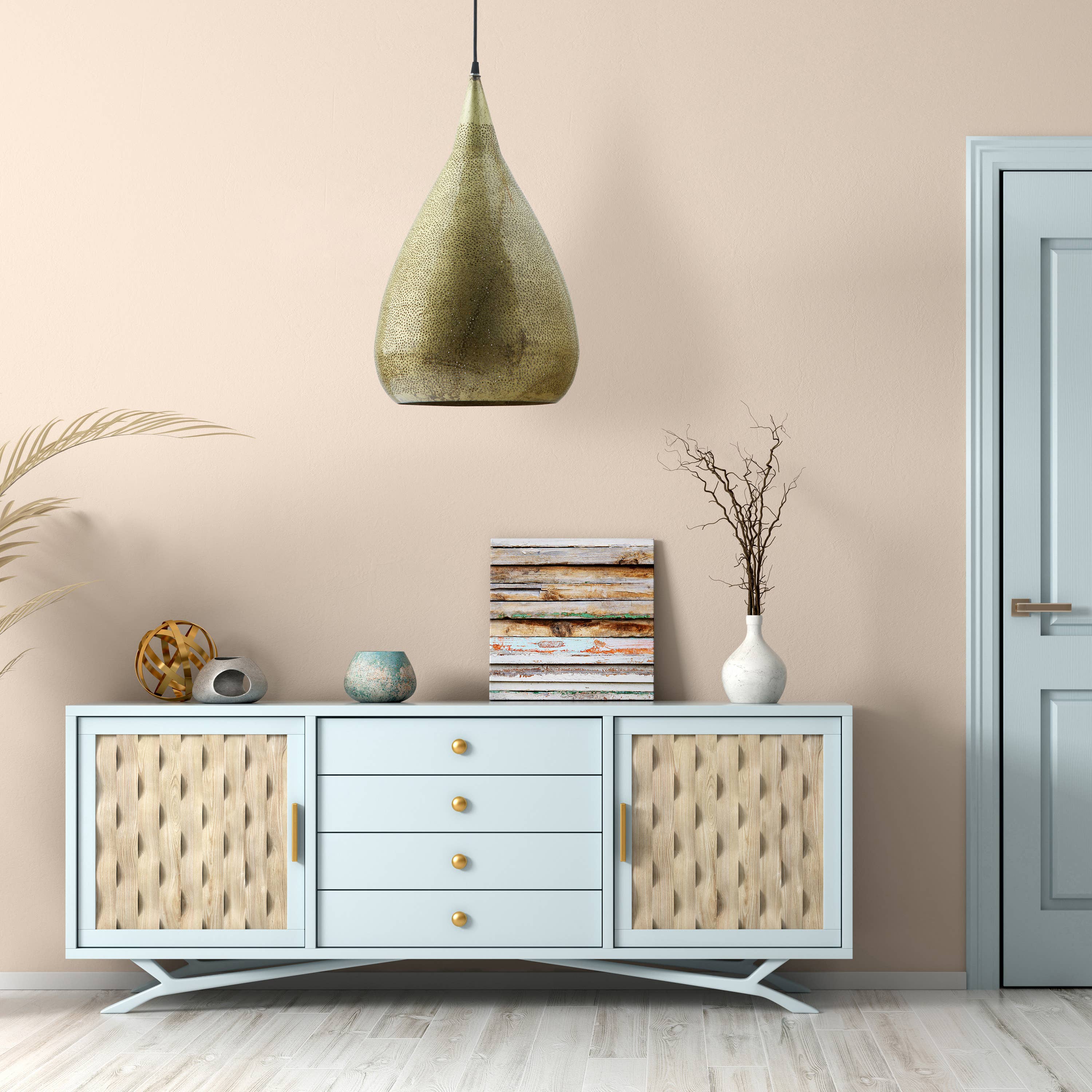 River of Goods - Wholesale Chandelier/Hanging Light - 13"W Antique Gold Punched Metal Adjustable Pendant Lamp5