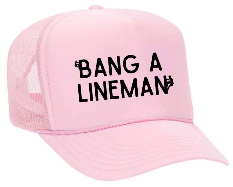 Inappropriate Trucker Hats - Vendita all'ingrosso Cappellino  da camionista - Unisex - Cappello da camionista Bang A Lineman14