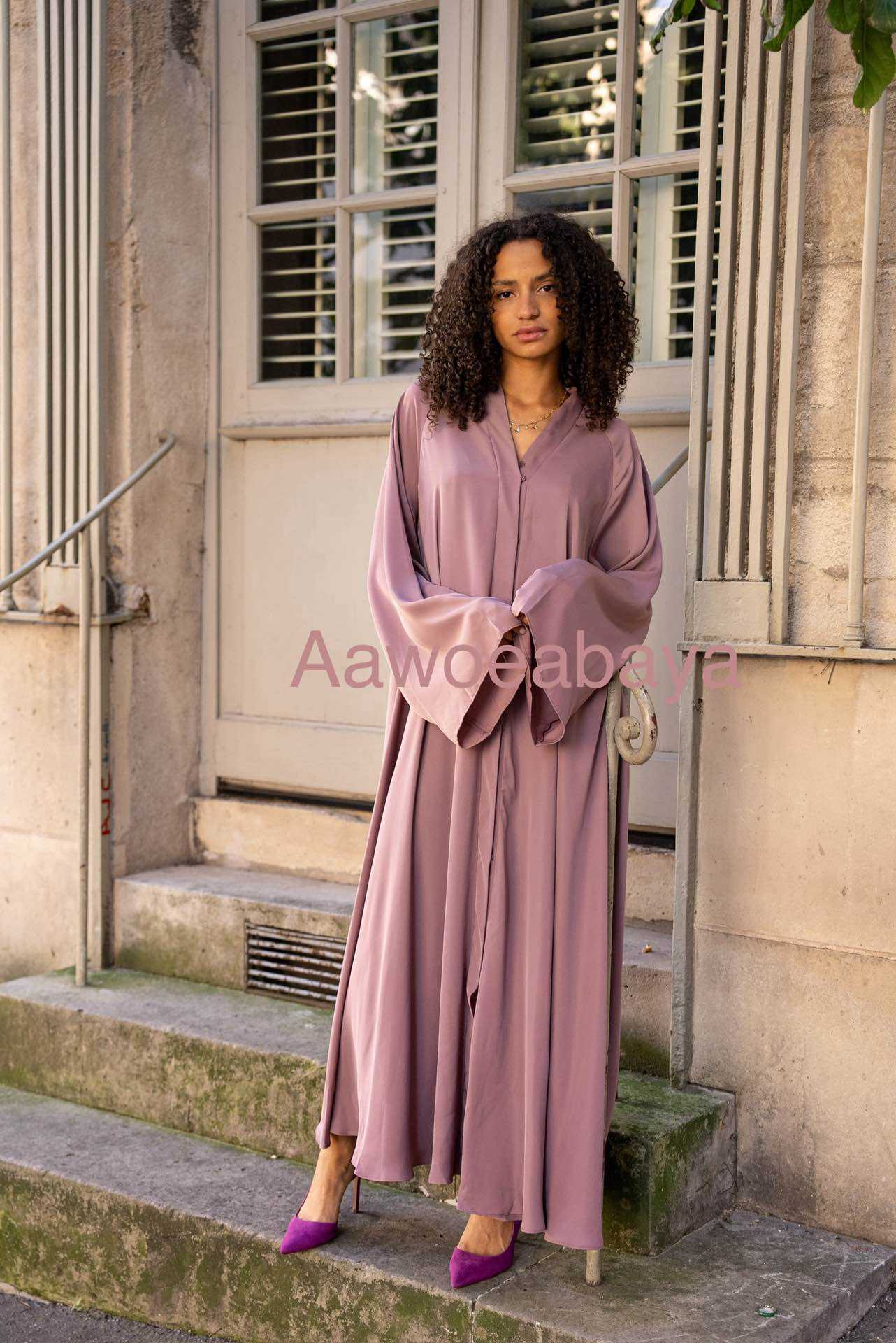 Aawoe Abaya - Wholesale Hijab - Women's - Modern Kimono With Long Sleeves - 2407-DRESS10