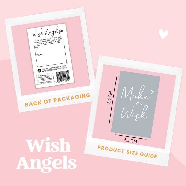 WishStrings - Wholesale Keepsake Coin/Token - Dream, Believe, Achieve - Wish Angels, Clip on Keepsake | J3032