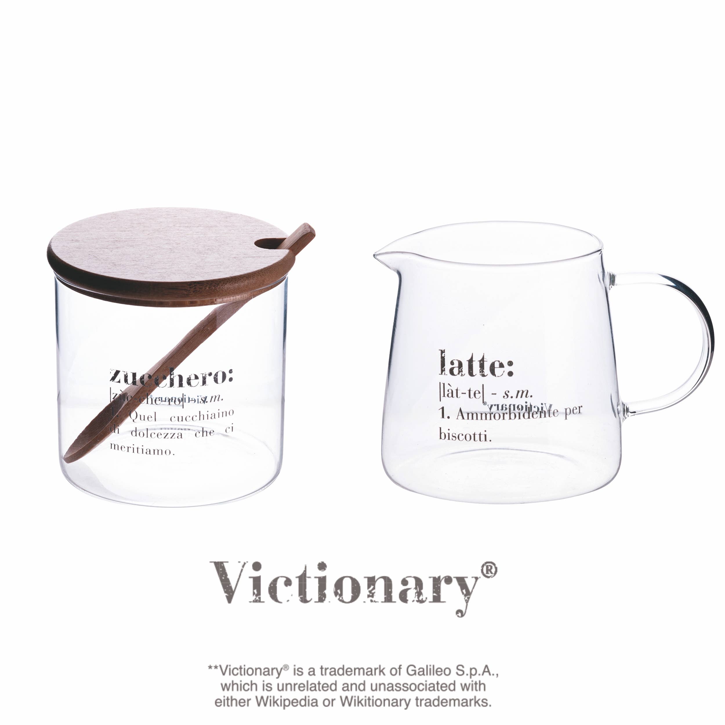VdE Tivoli 1996 - Wholesale Coffee Mug - Victionary Set 2 Sugar Bowl Milk Jug in Glass7