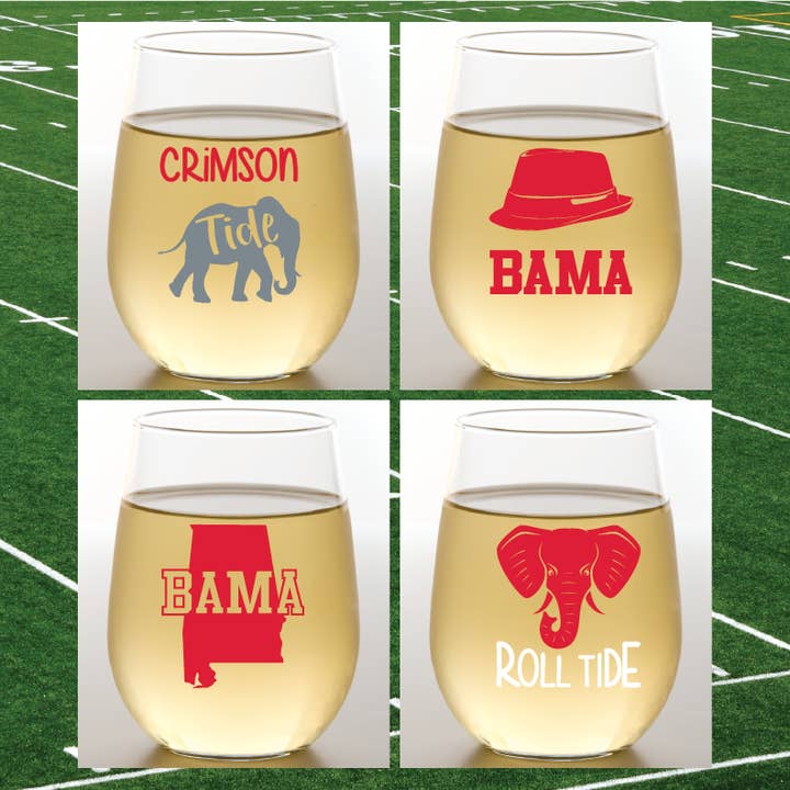 Wine-Oh! - Wholesale Wine Glass - BAMA Unbreakable Stemless TRITAN Plastic Wine Glasses