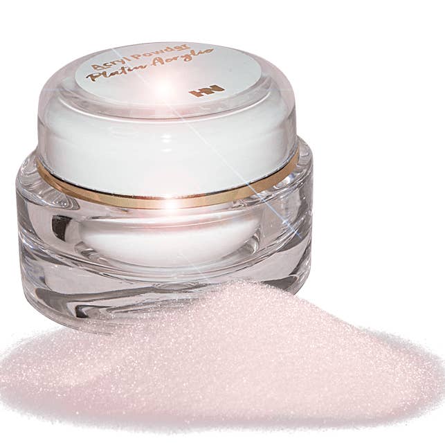Platinum acrylic build up powder make-up pink mica 20 g for wholesale by HOLLYWOOD NAILS