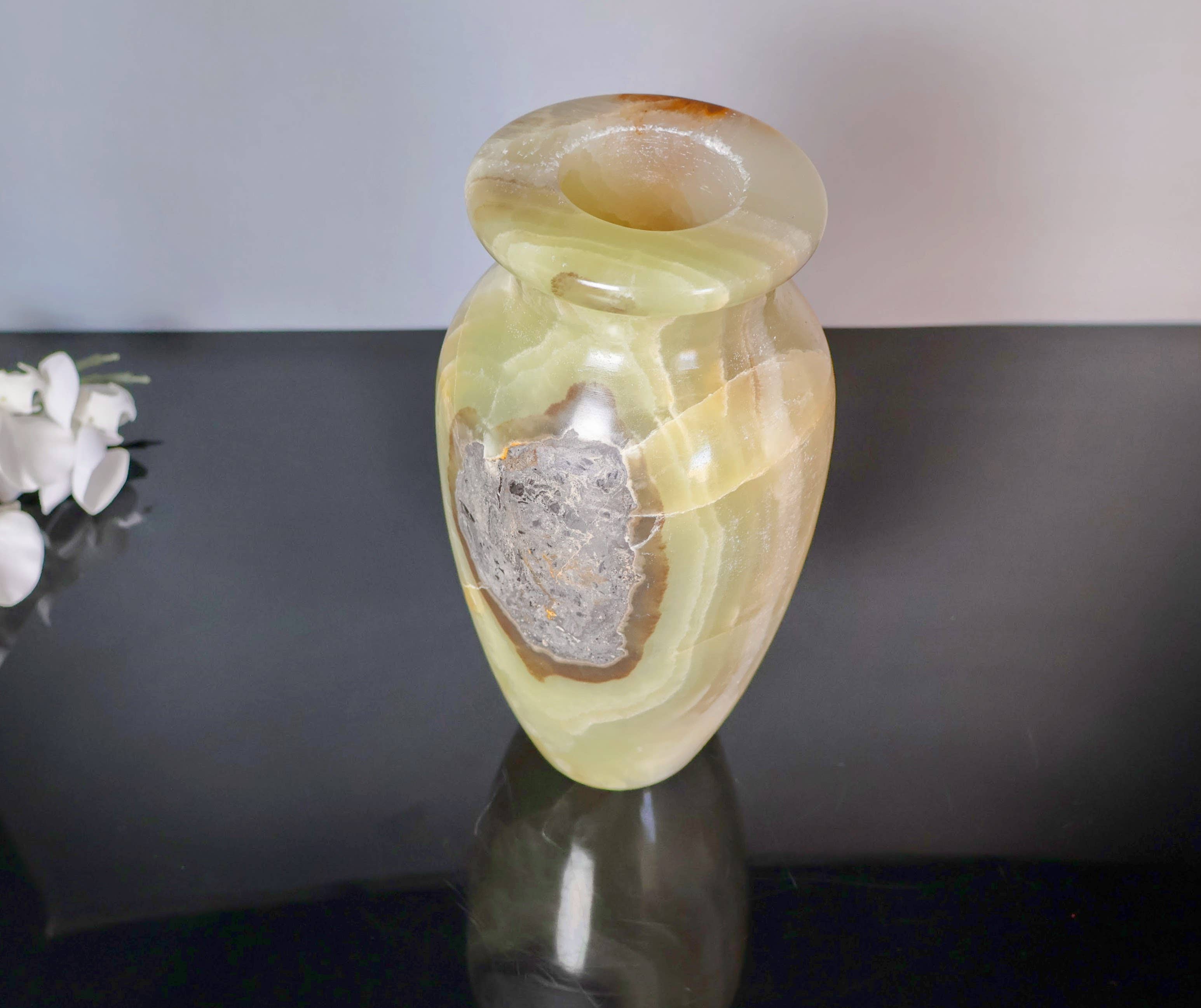 OnyxBowl - Wholesale Vase - Unique Onyx Flower Vase, Luxury Home Decor Stone Art2