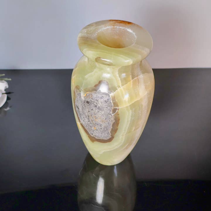 OnyxBowl - Wholesale Vase - Unique Onyx Flower Vase, Luxury Home Decor Stone Art2