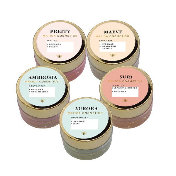 Mini collectie - beauty proefset voor wholesale door Matica Cosmetics