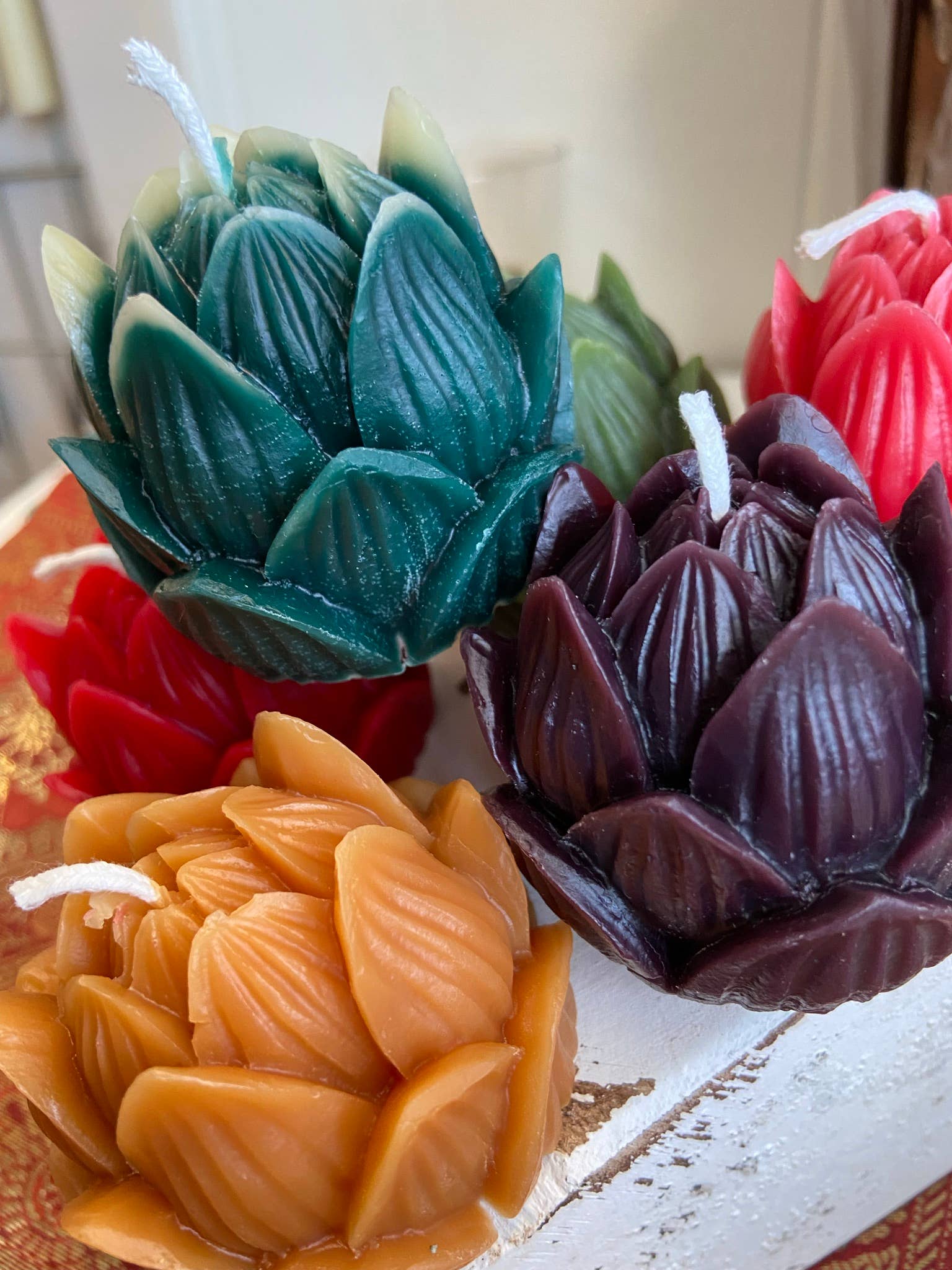 Live Light Beeswax Candles - Wholesale Novelty Candle - Lotus Meditation Candle Box Set7