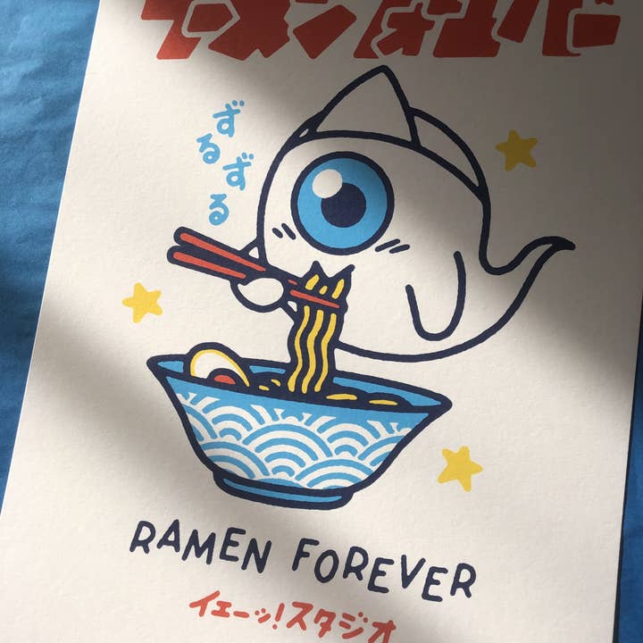 Yeaaah! Studio - Wholesale Poster - “Ramen Forever” poster (Format 50x70cm, 30x40cm or A4)2