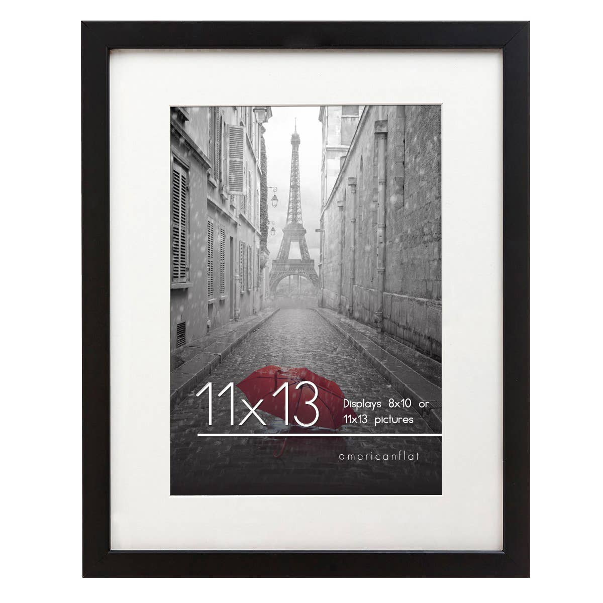 Americanflat - Wholesale Picture Frame - Americanflat Picture Frame with Mat Standard Molding72