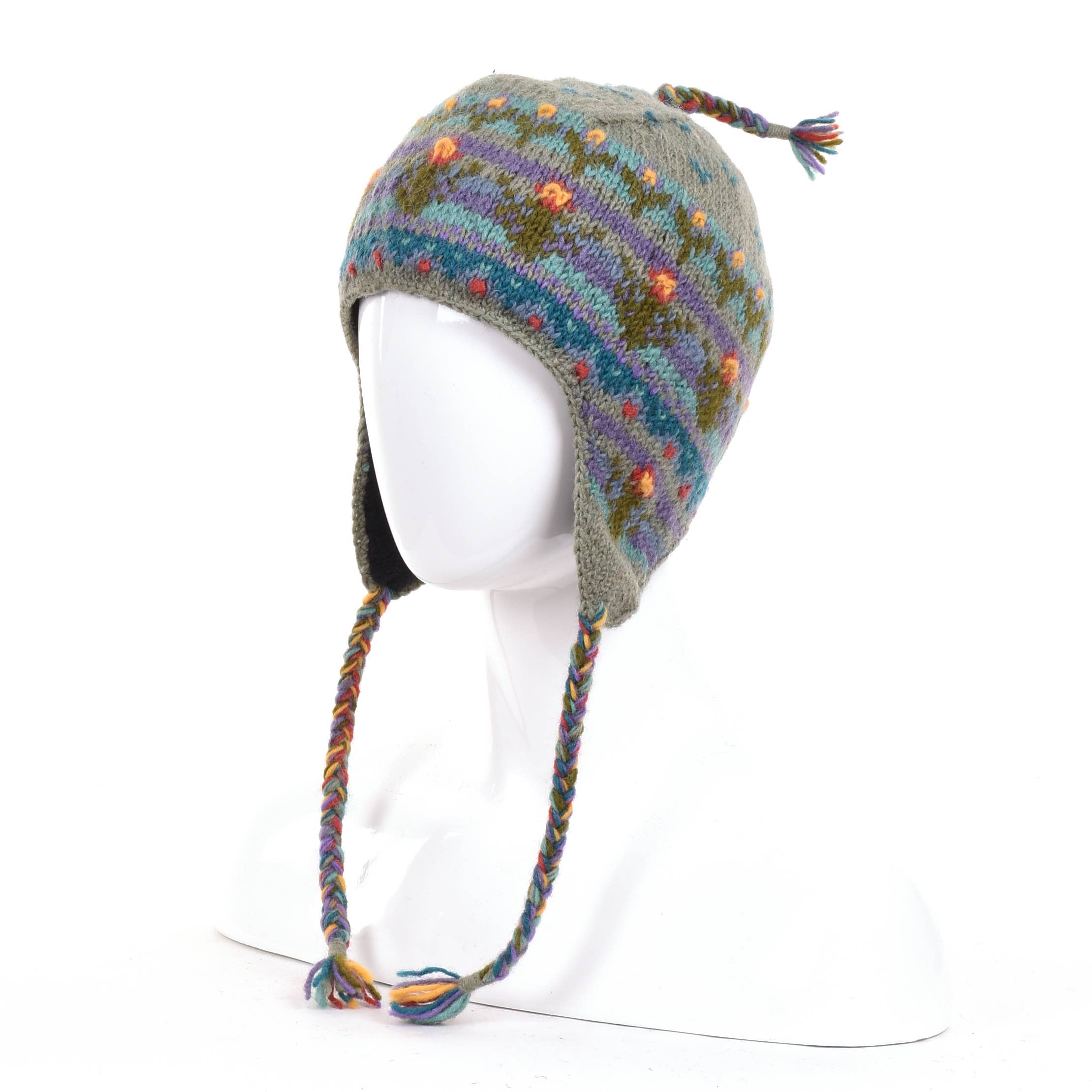 Lost Horizons Canada - Wholesale Beanie - Women's - Galena - women's wool knit earflap hat0