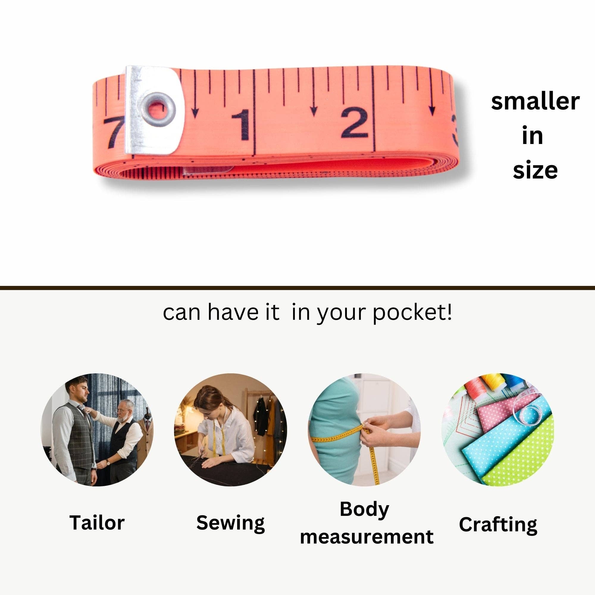 CrafTreat - Wholesale Measuring Tape - Craftreat White Fiberglass Measuring Tape for Sewing 2 pcs5