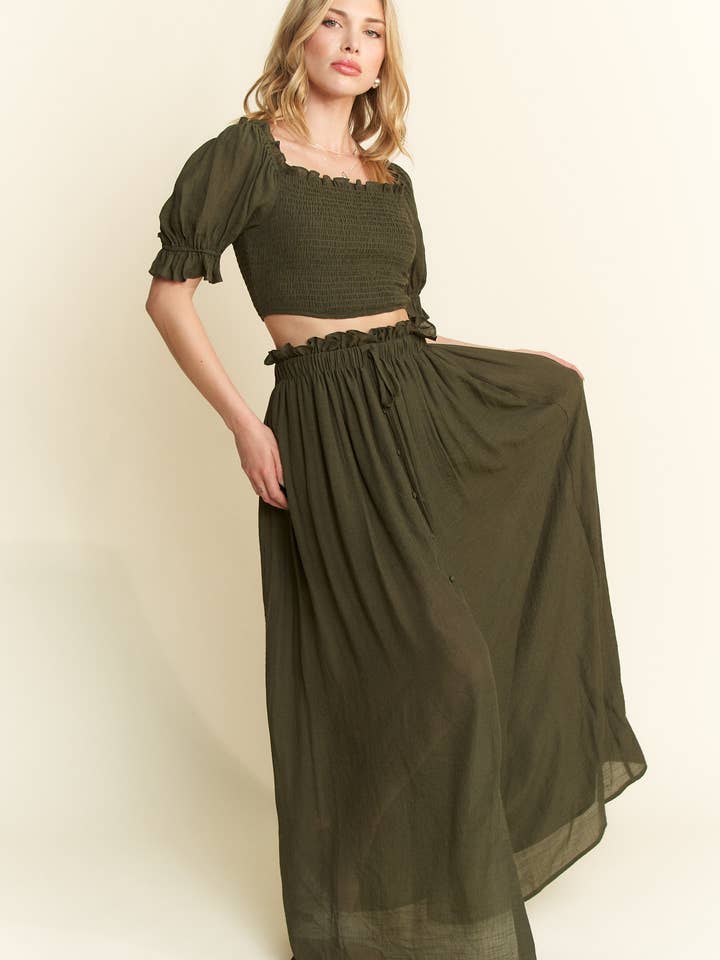 JADE BY JANE - Wholesale Top & Skirt Set - Women's - 2 PIECE CROP TOP AND SKIRT SET11