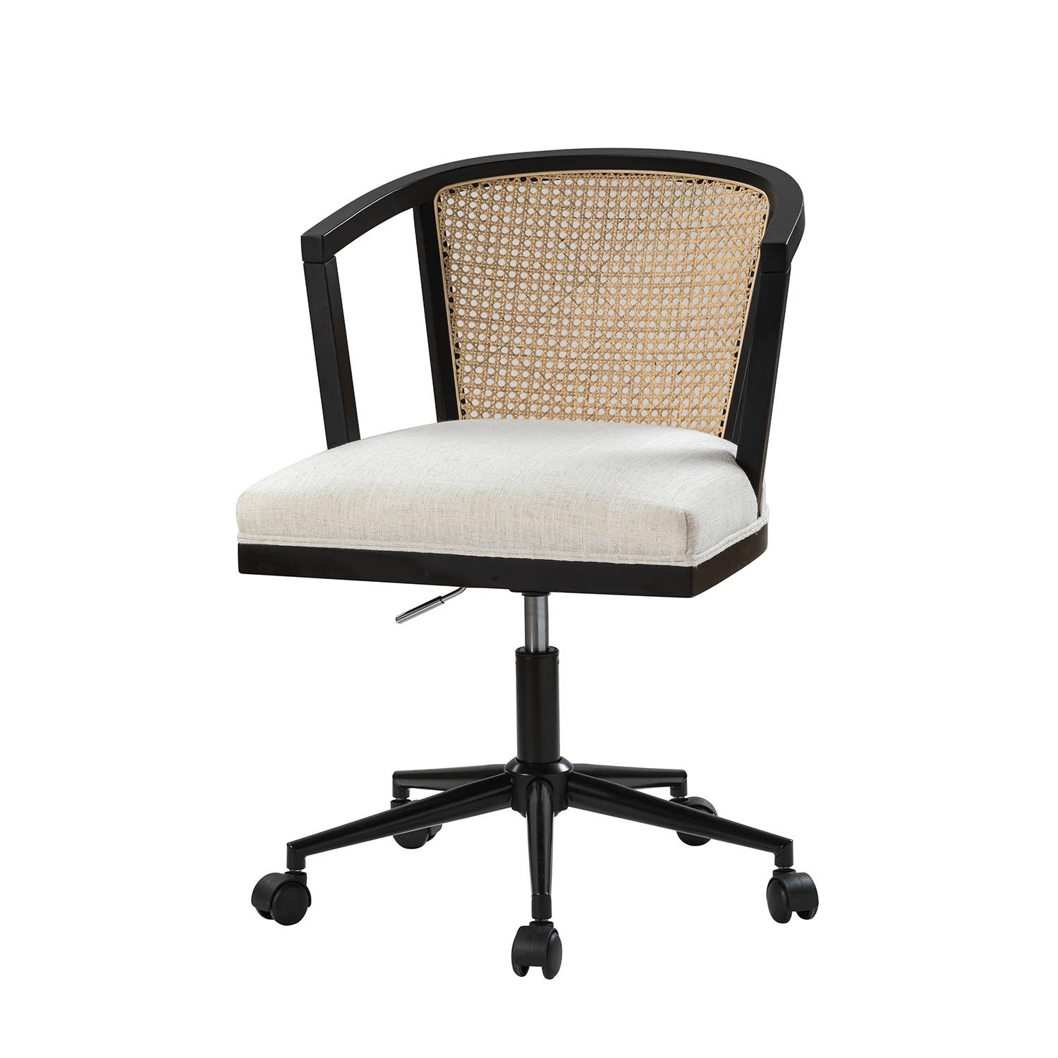 Black Freda Rattan Task Chair for wholesale on Faire1