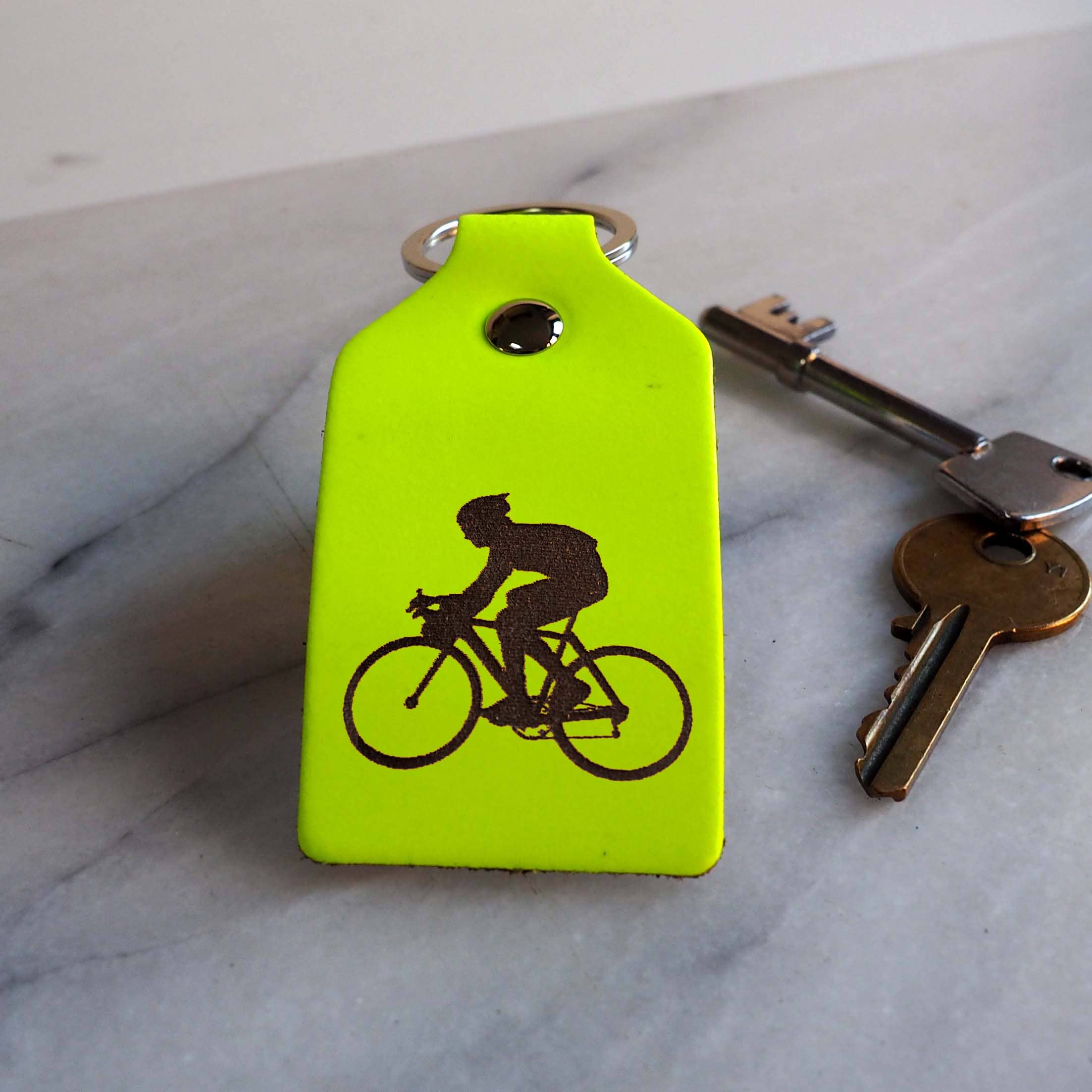 Stabo – wholesale Keychain – Unisex – cyclists  leather handmade key chain4