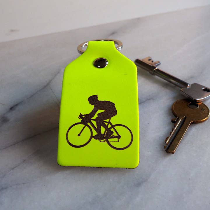 Stabo – wholesale Keychain – Unisex – cyclists leather handmade key chain4