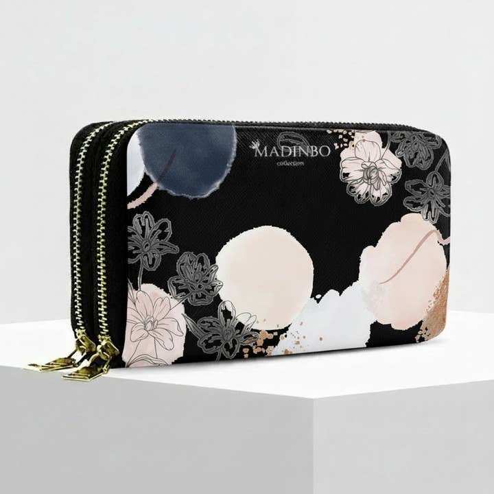 ANGY DOUBLE PUNGEBØGER FRA MADINBO - PUNG - KUNSTNERISKE BLOMSTER for engroshandel hos MADINBO