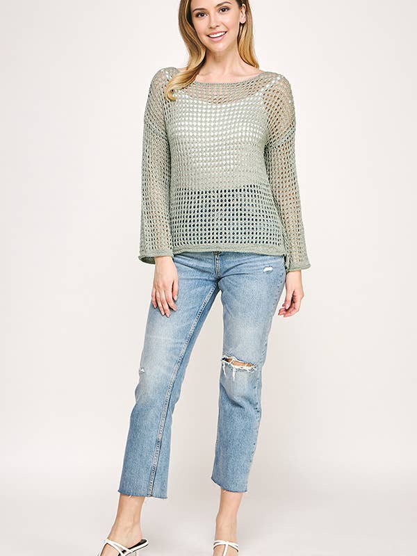 BT2019 - TOP DE PUNTO DE CROCHET para venta al por mayor de Bitna