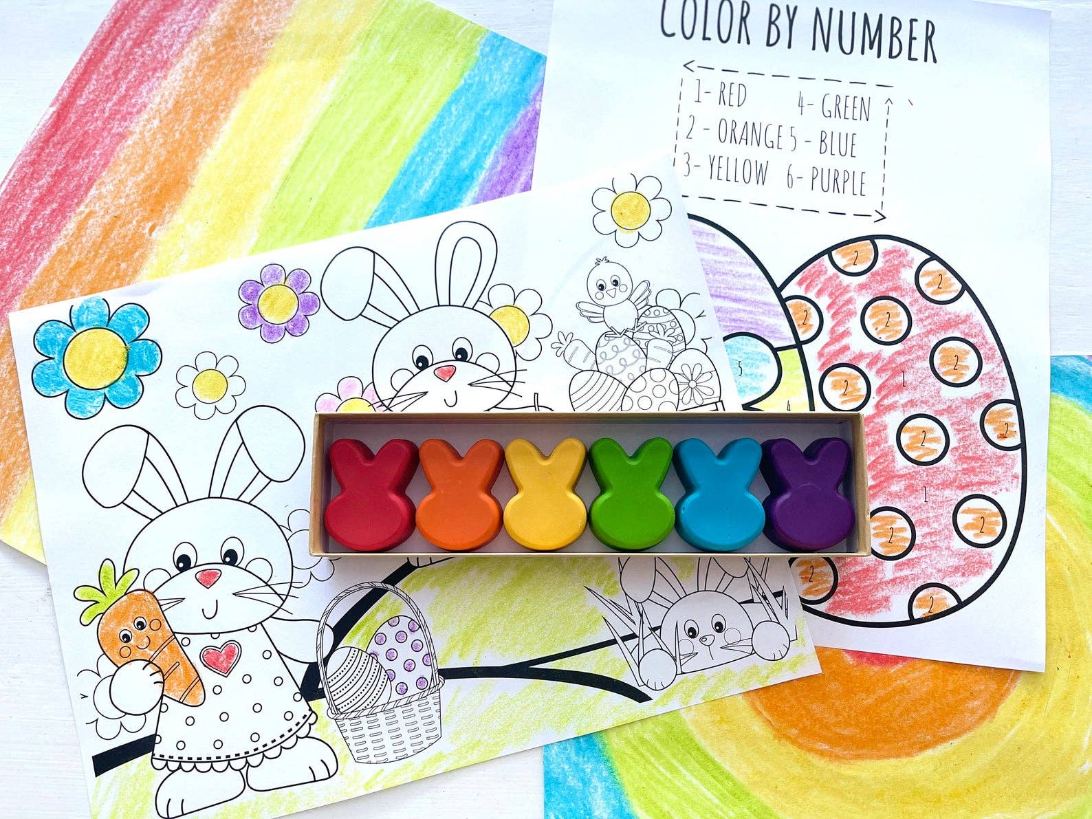 KagesKrayons – wholesale Crayons – Child & baby – Bunny Crayons Gift Box3