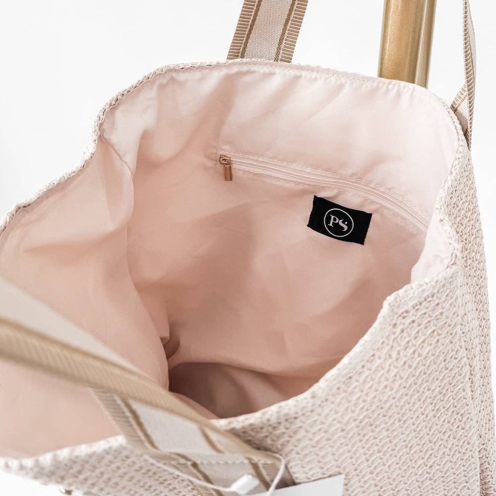 Pretty Simple - Wholesale Tote Bag - Women's - Ruby Raffia Tote Bag4