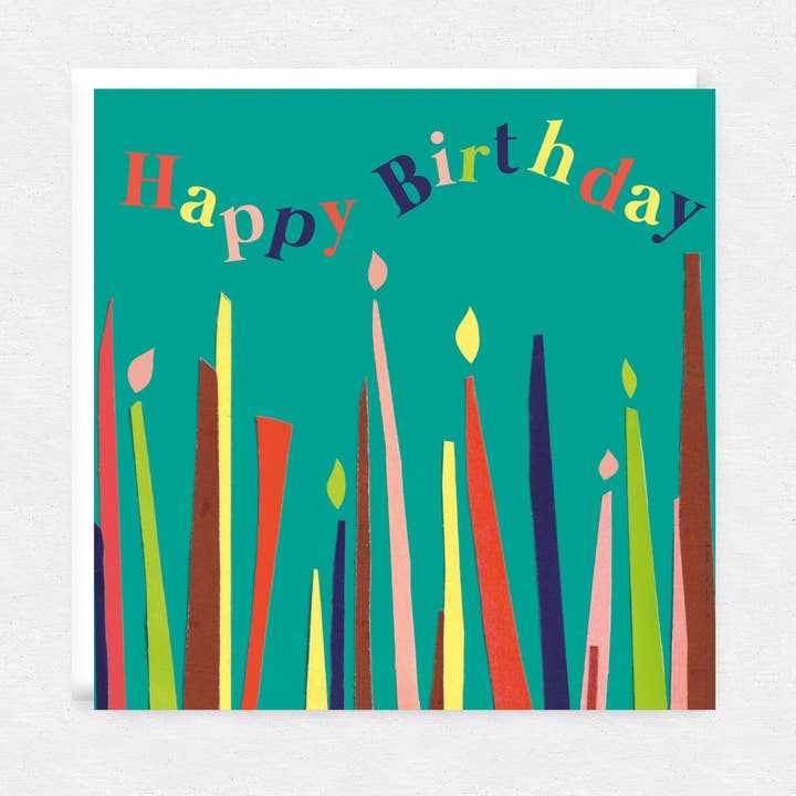 Skyline Candles Greetings Card for wholesale by Happy Street