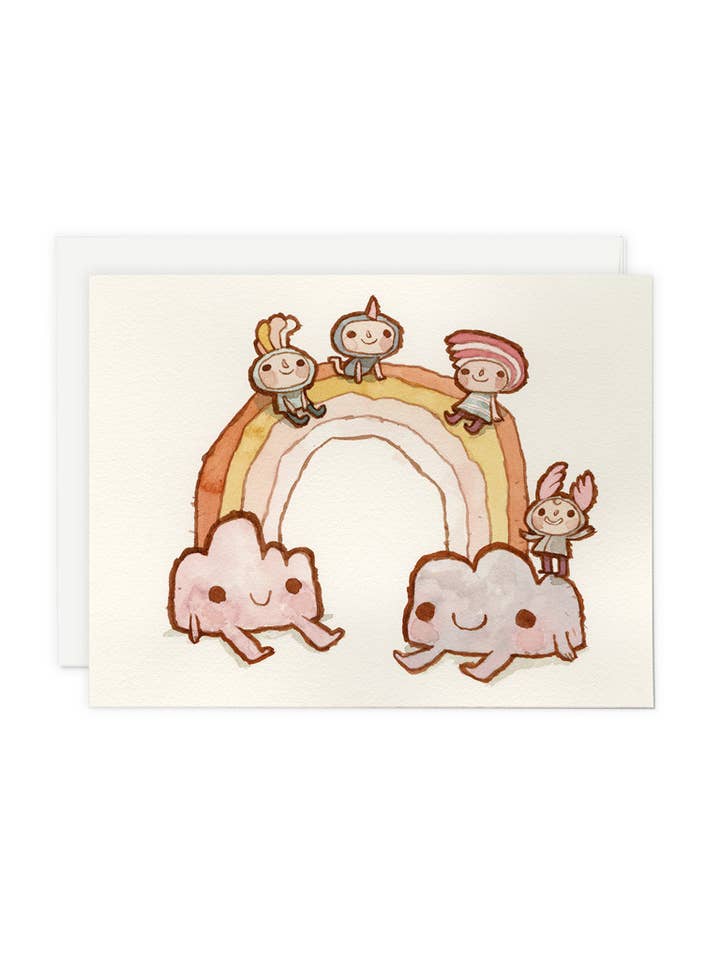 The Four Greeting Card for wholesale by The Scott C Shop