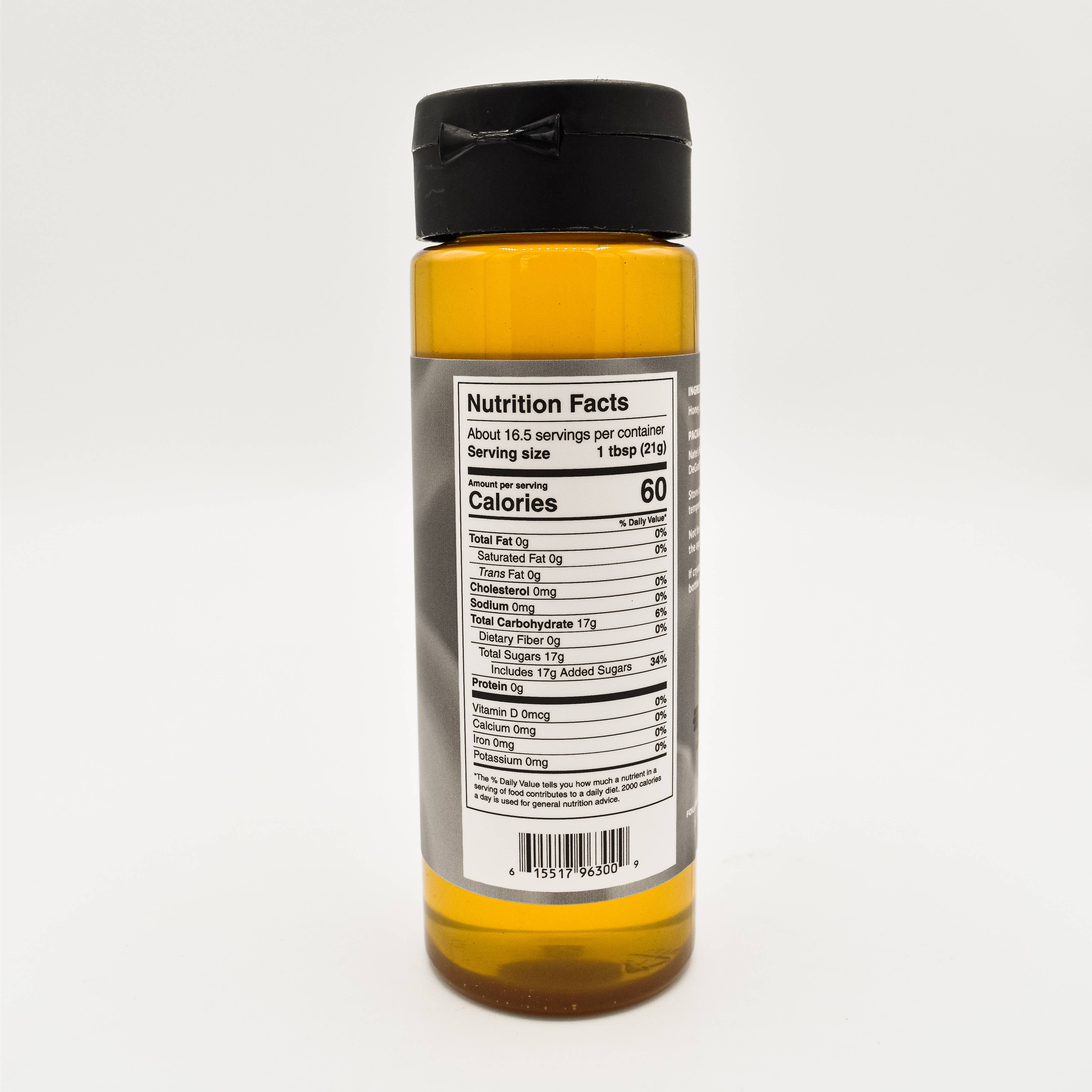 Nate's Nectar - Vente Miel - Miel fumé, bouteille compressible en plastique4