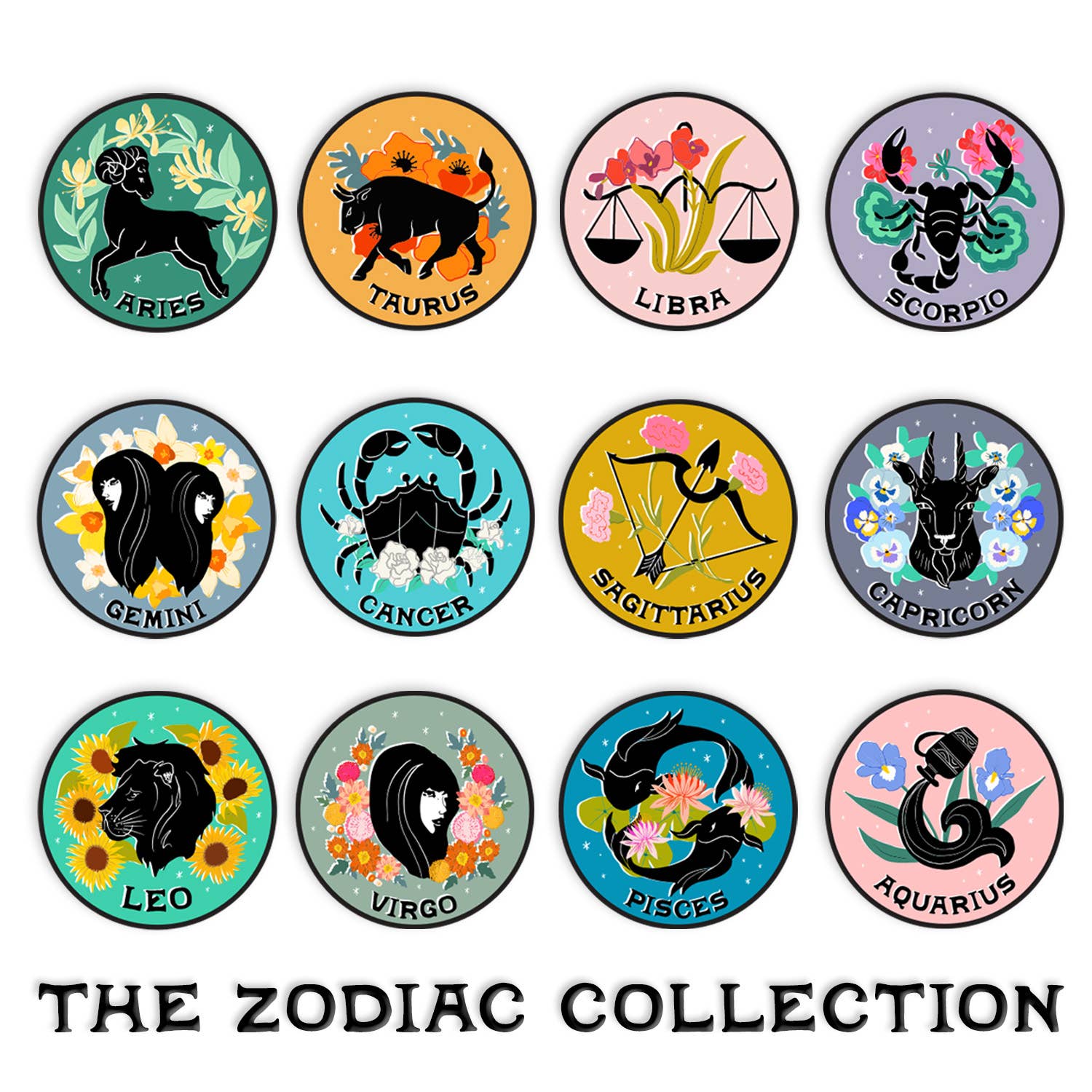 Antiquaria - Wholesale Sticker - Zodiac Sticker: Gemini3