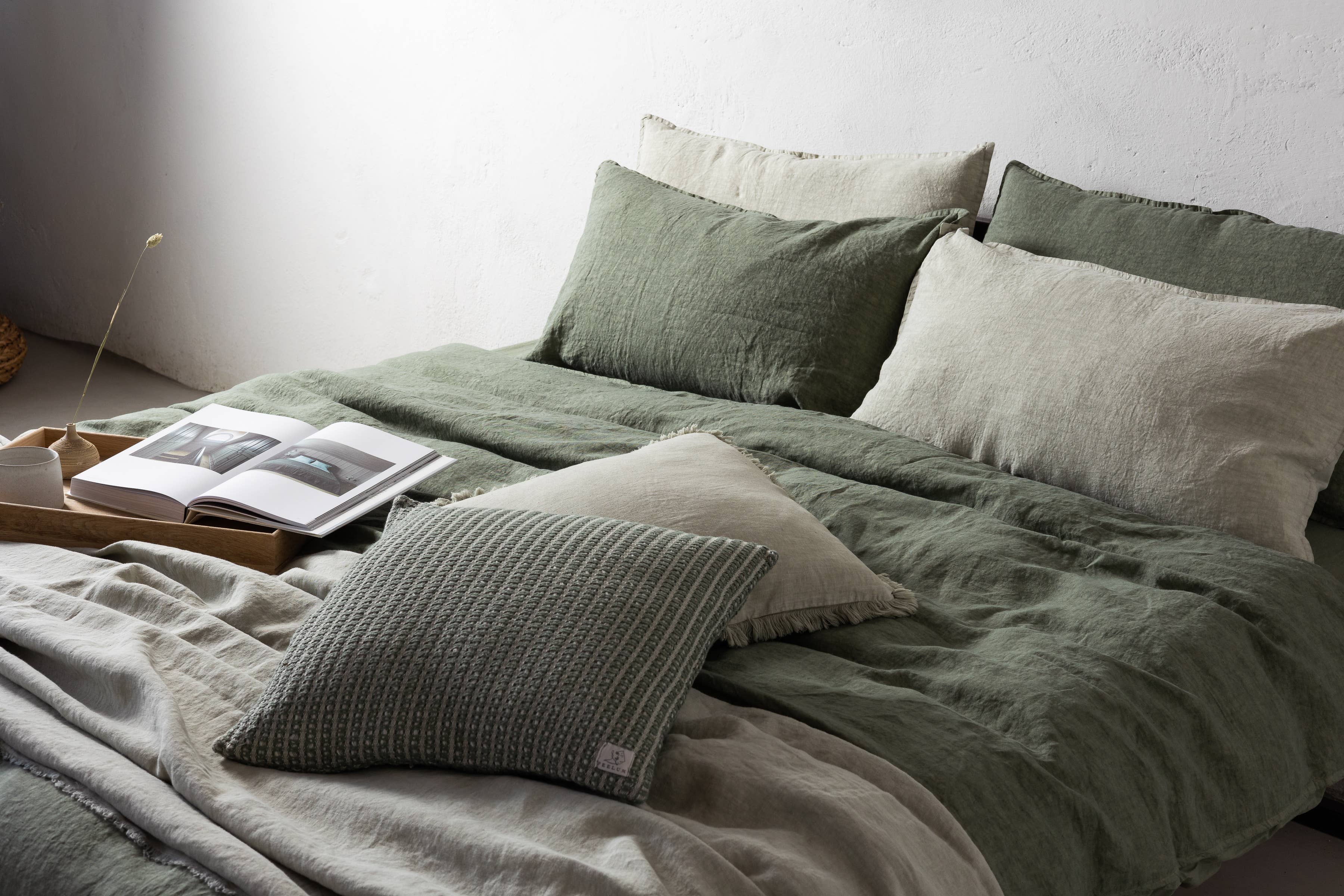 FEELUM homelinen by David Home srl - Vente Housses de couette - Housse de couette BREZZA en mélange 50 % coton, 50 % lin1