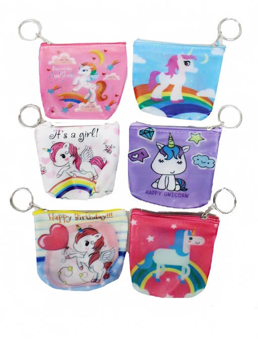 Unicorn coin Bag With Key Ring for wholesale by Cap Zone