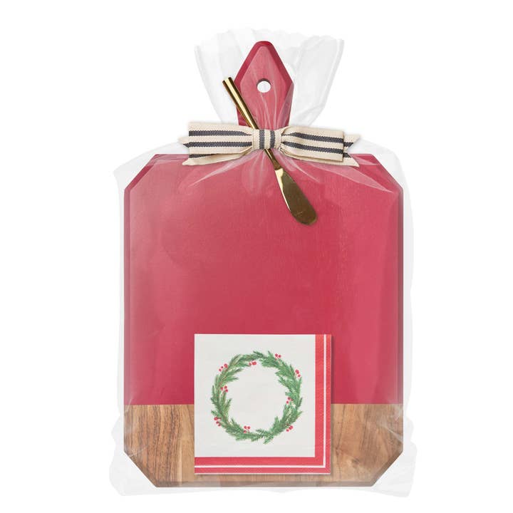 Sophistiplate - Wholesale Cheese Board - Christmas Board Gift Kit: Merry & Bright