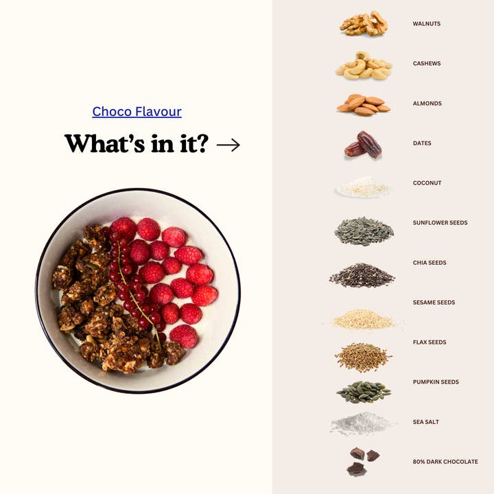 Pal & Leo – wholesale Granola – Granola bitar - mörk choklad