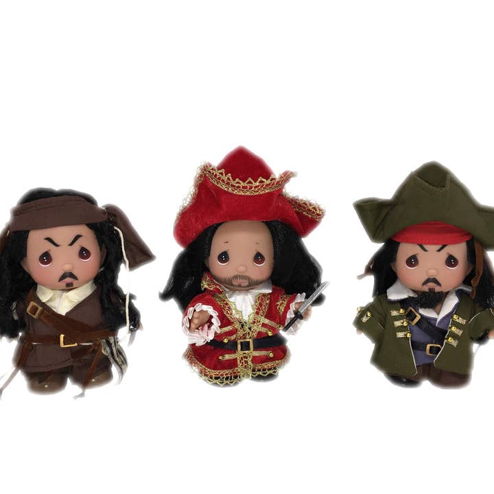Mini Pirate Set - 5” Dolls for wholesale by The Doll Maker LLC