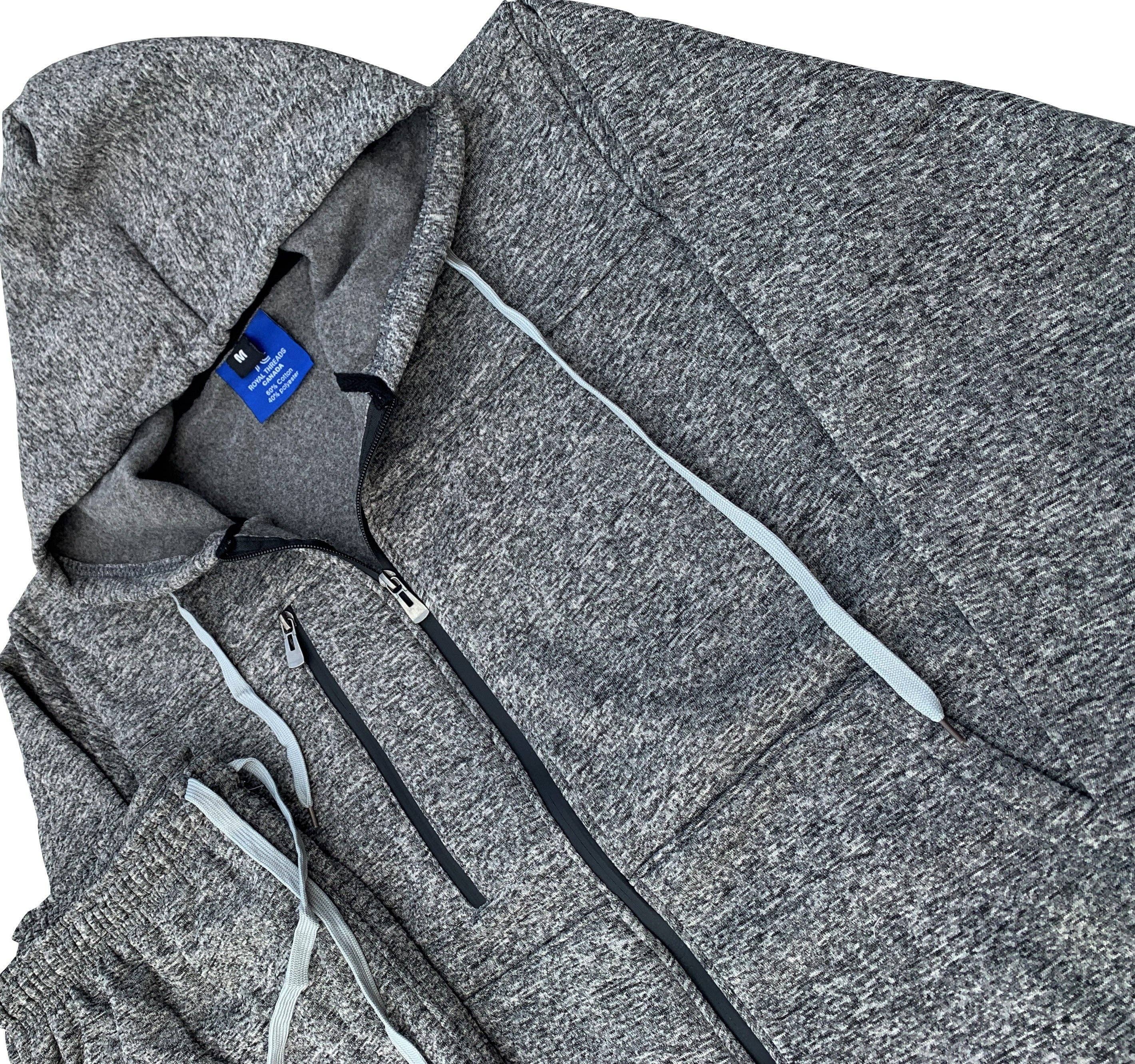 Royal Threads – Engroshandel Træningsdragt – til mænd – Mænds 2-delt Jogger stil Fleece Sweatsuit11