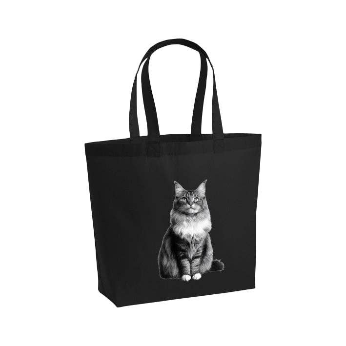 Purrfect Friends - Vente Tote bag – unisexe - Sac de courses - Motifs de races de chats0